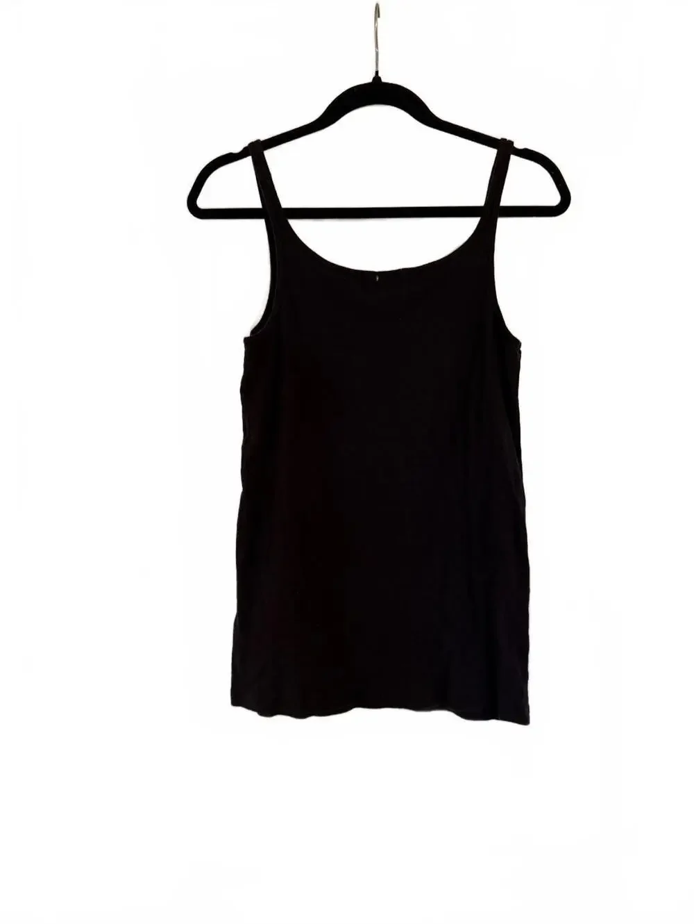 J.Crew Black Cotton Tank Top XL